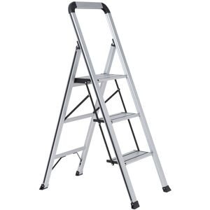 Step Ladder Wolf Aluminium 3 Step Slimline Steps 1235mm Height Step Ladder Wolf Aluminium 3 Step Slimline Steps 1235mm Height