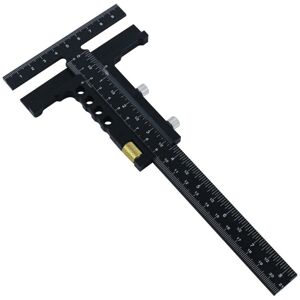 TLILY Woodworking Scriber Gauge-Aluminum Alloy Sliding Marking Gauge A TLILY Woodworking Scriber Gauge-Aluminum Alloy Sliding Marking Gauge A