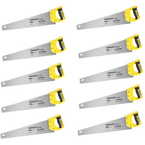 X10 Stanley Sharpcut Handsaw 20 Inch 500mm 7TPI STA120367 1-20-367 STHT20367-1 X10 Stanley Sharpcut Handsaw 20 Inch 500mm 7TPI STA120367 1-20-367 STHT20367-1
