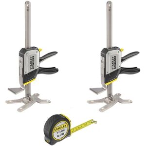 x2 Stanley Tradelift FatMax Lifting Clamp Tool + 5m Tape STA183550 FMHT83550-1 x2 Stanley Tradelift FatMax Lifting Clamp Tool + 5m Tape STA183550 FMHT83550-1