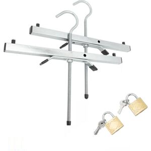 Youyijia 2pcs Roof Rack Clamp Lock 45x40x20cm Universal Ladder Lock Heavy Duty Safe Ladders Silver Youyijia 2pcs Roof Rack Clamp Lock 45x40x20cm Universal Ladder Lock Heavy Duty Safe Ladders Silver