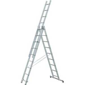 Zarges Model 48984 - Light Trade Combination Ladder - 3-Part, 11 Rungs Zarges Model 48984 - Light Trade Combination Ladder - 3-Part, 11 Rungs