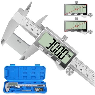TEHTUY 150mm Digital Vernier Caliper - High precision, IPX54 waterproof and versatile use TEHTUY 150mm Digital Vernier Caliper - High precision, IPX54 waterproof and versatile use
