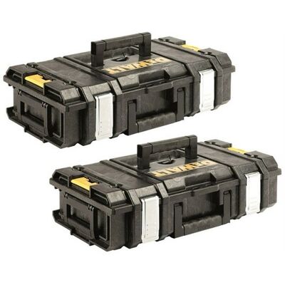 Dewalt - 2 x Toughsystem DS150 Tough System Case Tool Box Storage Box Powertool Dewalt - 2 x Toughsystem DS150 Tough System Case Tool Box Storage Box Powertool