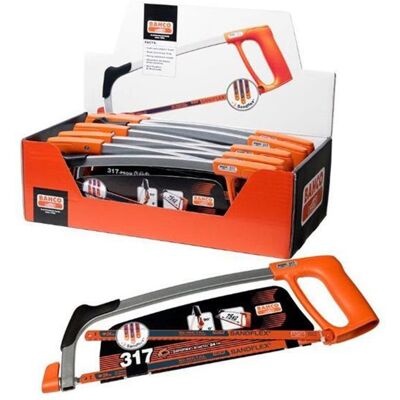 Bahco - 317-10P-DISP-PROM Hacksaw Frame & Blade Display of 10 BAH31710PAV Bahco - 317-10P-DISP-PROM Hacksaw Frame & Blade Display of 10 BAH31710PAV