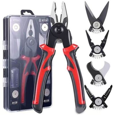 TEHTUY 5-in-1 Interchangeable Cell Kit Stripping Tool 8 Inch TEHTUY 5-in-1 Interchangeable Cell Kit Stripping Tool 8 Inch