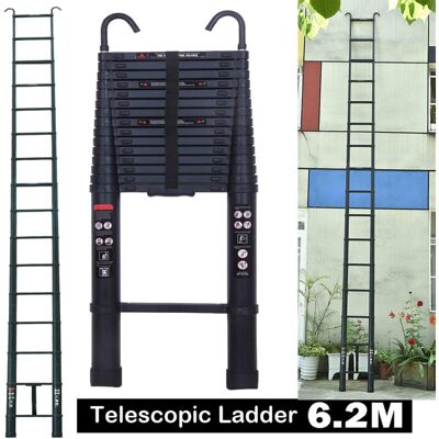 BRIEFNESS 6.2m Telescopic Folding Extendable Extension Ladder Multi Purpose Steps 20.3ft BRIEFNESS 6.2m Telescopic Folding Extendable Extension Ladder Multi Purpose Steps 20.3ft