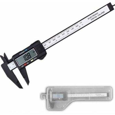 6-inch/150mm LCD Digital Caliper, Electronic Measuring Tool, Vernier Micrometer, Black 6-inch/150mm LCD Digital Caliper, Electronic Measuring Tool, Vernier Micrometer, Black