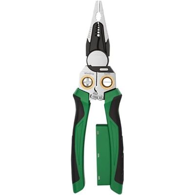 TEHTUY 8-in-1 electric wire stripper with voltage tester, multi-function voltage tester, cable pliers, winding and splitting scissors TEHTUY 8-in-1 electric wire stripper with voltage tester, multi-function voltage tester, cable pliers, winding and splitting scissors