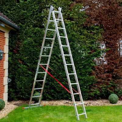Bps Access Solutions - 12 Rung Home Master 2 Section Combination Ladder Bps Access Solutions - 12 Rung Home Master 2 Section Combination Ladder