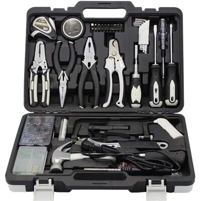 COOCHEER 82 Multi-Function Home Repair Tool Kits Repair Hardware Toolbox Electrician Tool Combination Set (Color : Black) COOCHEER 82 Multi-Function Home Repair Tool Kits Repair Hardware Toolbox Electrician Tool Combination Set (Color : Black)