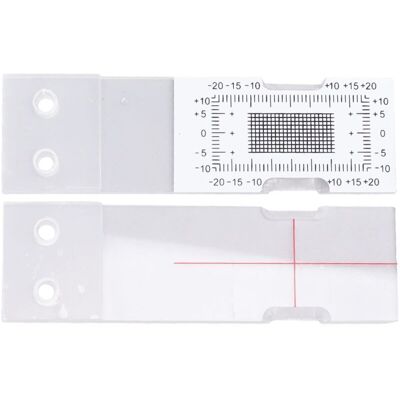 SNQ - Acrylic Crack Gauge - Transparent plate - mm scale - Measuring Tool SNQ - Acrylic Crack Gauge - Transparent plate - mm scale - Measuring Tool