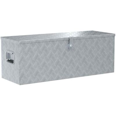 Aluminium Box 110.5x38.5x40 cm Silver Vidaxl Aluminium Box 110.5x38.5x40 cm Silver Vidaxl