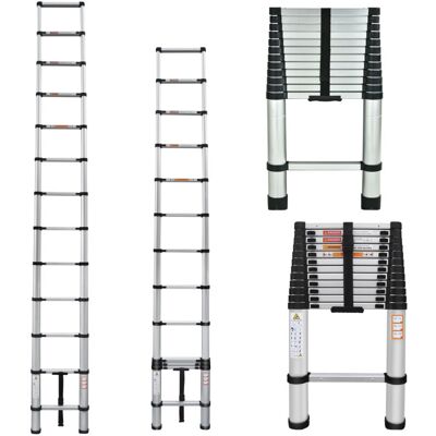DAYPLUS Aluminum Folding Ladder 5M Telescoping Collapsible Roof Climb Ladders Non-Slip DAYPLUS Aluminum Folding Ladder 5M Telescoping Collapsible Roof Climb Ladders Non-Slip