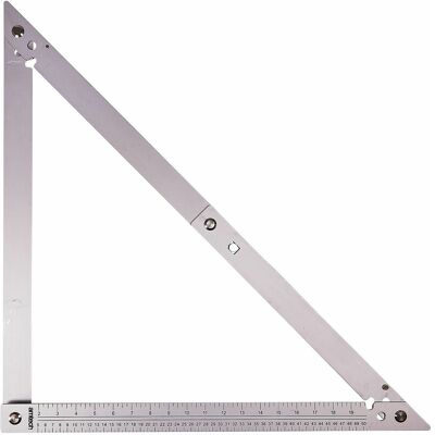 Am-Tech 24" Lightweight Folding Square - 24 Amtech 600mm Aluminium Ruler Builders Angle Am-Tech 24" Lightweight Folding Square - 24 Amtech 600mm Aluminium Ruler Builders Angle