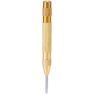 TEHTUY Automatic Center Punch Tool with Spring-Loaded Steel, Length: 130mm, Diameter 12.7mm. TEHTUY Automatic Center Punch Tool with Spring-Loaded Steel, Length: 130mm, Diameter 12.7mm.