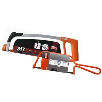 Bahco 317 BAH317 Hacksaw Frame + Junior Saw 239 BAH239 Twin Pack XMS25HACK Bahco 317 BAH317 Hacksaw Frame + Junior Saw 239 BAH239 Twin Pack XMS25HACK
