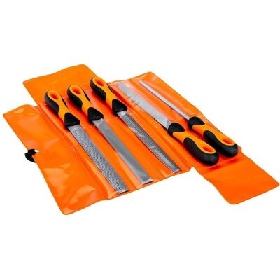 Bahco - 1-477-08-2-2 Engineering File Set with Half-Round Rasp Second Cut 200 mm - 5 Pcs Bahco - 1-477-08-2-2 Engineering File Set with Half-Round Rasp Second Cut 200 mm - 5 Pcs