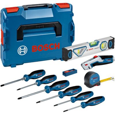 Bosch PRO Combo Kit Screwdrivers and mixed Hand Tools Set 19pc 0615990N2R Bosch PRO Combo Kit Screwdrivers and mixed Hand Tools Set 19pc 0615990N2R
