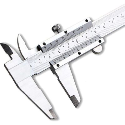CCYKXA Vernier Caliper 0-150mm 0-6" Caliper Measuring Tool 0.02mm/0.001" Accuracy for Professional/Industry/DIY/Home with Storage Case CCYKXA Vernier Caliper 0-150mm 0-6" Caliper Measuring Tool 0.02mm/0.001" Accuracy for Professional/Industry/DIY/Home with Storage Case