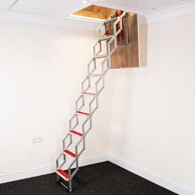 Bps Access Solutions - 10ft Concertina Loft Ladder Bps Access Solutions - 10ft Concertina Loft Ladder