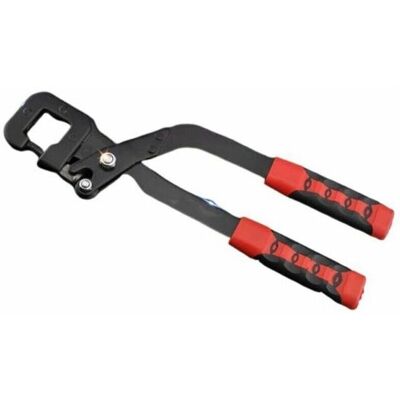TEHTUY Crimping Pliers, Lightweight Steel Keel, Fixed Punching Pliers with Non-Slip Handle, Stud Crimper 0.3 x 0.8 cm, Range of Punches for Factory TEHTUY Crimping Pliers, Lightweight Steel Keel, Fixed Punching Pliers with Non-Slip Handle, Stud Crimper 0.3 x 0.8 cm, Range of Punches for Factory