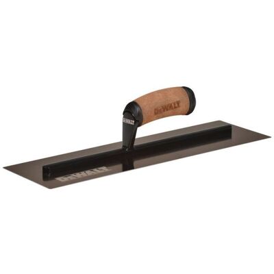 DeWalt Gold Stainless Steel Finishing Trowel - 16in - Hand Tool DeWalt Gold Stainless Steel Finishing Trowel - 16in - Hand Tool