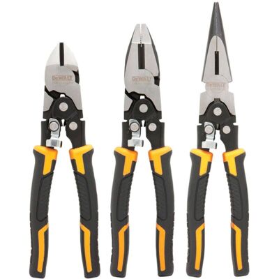 DWHT0-70485 Compound Action Pliers Set, 3 Piece DHT070485 - Dewalt DWHT0-70485 Compound Action Pliers Set, 3 Piece DHT070485 - Dewalt