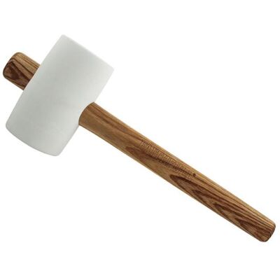 Fsc White Rubber Mallet 24oz FAIRMWF24FSC - Faithfull Fsc White Rubber Mallet 24oz FAIRMWF24FSC - Faithfull