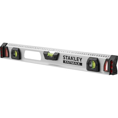 Stanley - FatMax� I-Beam Magnetic Level 3 Vial 60cm STA143554 Stanley - FatMax� I-Beam Magnetic Level 3 Vial 60cm STA143554