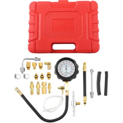 BFO - Fuel Injection Gauge Pressure Tester Test Kit Car System Pump Tool Set 0-140PSI BFO - Fuel Injection Gauge Pressure Tester Test Kit Car System Pump Tool Set 0-140PSI