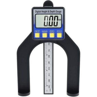 SNQ High-precision LCD digital caliper with measuring range from 0 to 85 mm. Base with magnets. SNQ High-precision LCD digital caliper with measuring range from 0 to 85 mm. Base with magnets.