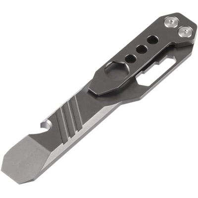 YS-YALOTRS High-quality, multifunctional titanium pry bar pocket pry bar screwdriver (stone washed grey) YS-YALOTRS High-quality, multifunctional titanium pry bar pocket pry bar screwdriver (stone washed grey)