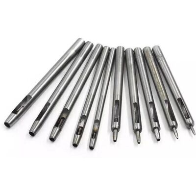 CYSLMUK Leather Hole Punch, Hollow Leather Punch, Round Steel Hollow Punch Set, Leather Hole Punching Tools CYSLMUK Leather Hole Punch, Hollow Leather Punch, Round Steel Hollow Punch Set, Leather Hole Punching Tools