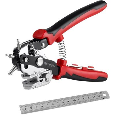ODIPIE Leather hole punch, leather belt hole punch, leather hole punch, leather piece cutter, belt hole punch, professional eyelet punch for fabric belts, ODIPIE Leather hole punch, leather belt hole punch, leather hole punch, leather piece cutter, belt hole punch, professional eyelet punch for fabric belts,
