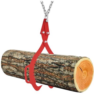 CNCEST Log Lifting Tongs, 700 kg, Eagle Claws Design Log Lifting Tongs Log Grabs, Log Carrier Claw Hook, Timber Lifting for Foresting Pliers Lifting Wood CNCEST Log Lifting Tongs, 700 kg, Eagle Claws Design Log Lifting Tongs Log Grabs, Log Carrier Claw Hook, Timber Lifting for Foresting Pliers Lifting Wood