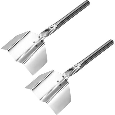TEHTUY Long-lasting stainless steel corner scraper with welded design for durability. Smooth edges for safety and easy cleaning during construction tasks. TEHTUY Long-lasting stainless steel corner scraper with welded design for durability. Smooth edges for safety and easy cleaning during construction tasks.