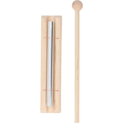 Groofoo - Meditation Chime Aluminum and Beech Wood Energy Chime Hand Bell with Mallet for Class Groofoo - Meditation Chime Aluminum and Beech Wood Energy Chime Hand Bell with Mallet for Class