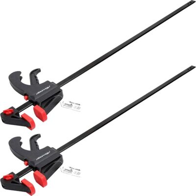 Neilsen 2pc 600mm Quick Ratchet Speed Clamp & Spreader Wood Working 24" Neilsen 2pc 600mm Quick Ratchet Speed Clamp & Spreader Wood Working 24"
