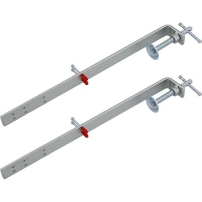 Neilsen 2pc Bricklaying Profile Clamp 350mm Nail On Solid Steel Neilsen 2pc Bricklaying Profile Clamp 350mm Nail On Solid Steel