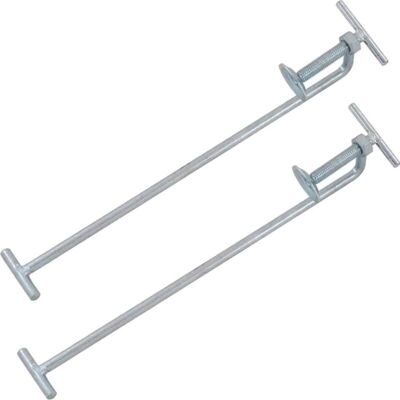 Neilsen 2pc 175mm T Bricklaying Profile Clamp Brick DIY Building Clamps Neilsen 2pc 175mm T Bricklaying Profile Clamp Brick DIY Building Clamps