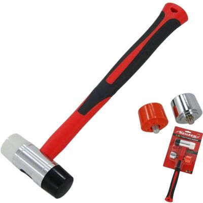 Neilsen 4 in 1 Hammer Interchangeable Mallet Soft Grip Shaft Handle DIY Neilsen 4 in 1 Hammer Interchangeable Mallet Soft Grip Shaft Handle DIY