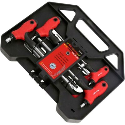 Neilsen - 8pc Soft Grip Long Star Torx Allen key Set T10 - T40 t Handle Keys Neilsen - 8pc Soft Grip Long Star Torx Allen key Set T10 - T40 t Handle Keys