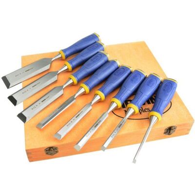 IRWIN Marples MS500 ProTouch™ All-Purpose Chisel Set, 8 Piece MAR10507958 IRWIN Marples MS500 ProTouch™ All-Purpose Chisel Set, 8 Piece MAR10507958
