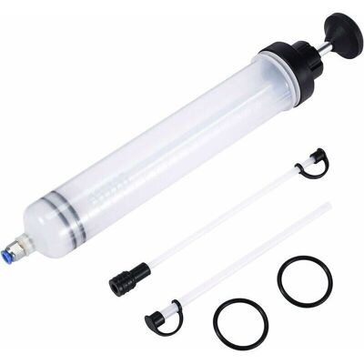 SNQ Oil Syringe, Oil Suction Syringe - 500cc Transfer Pump, Oil Suction Pump, Gear Oil and Brake Fluid and Antifreeze Extractor - Hand Pump Transfer Tool SNQ Oil Syringe, Oil Suction Syringe - 500cc Transfer Pump, Oil Suction Pump, Gear Oil and Brake Fluid and Antifreeze Extractor - Hand Pump Transfer Tool