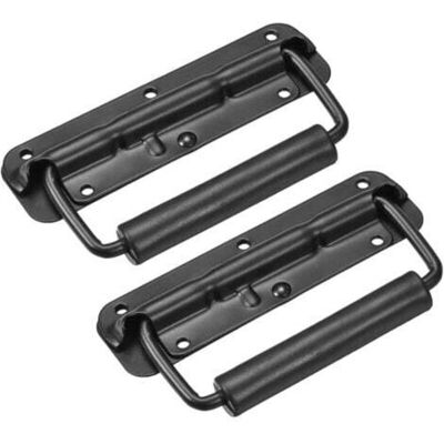 TEHTUY pieces folding stainless steel handle spring box handle heavy-duty toolbox toolbox extractor black. TEHTUY pieces folding stainless steel handle spring box handle heavy-duty toolbox toolbox extractor black.
