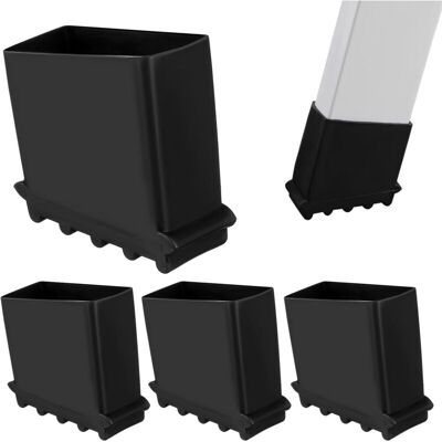 OEM Black, Non-slip Step Ladder Feet, 4pcs Rubber Ladder Feet, Universal Step Ladder Pad, Step Ladder Feet For Rafter Ladders OEM Black, Non-slip Step Ladder Feet, 4pcs Rubber Ladder Feet, Universal Step Ladder Pad, Step Ladder Feet For Rafter Ladders