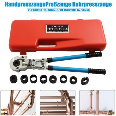 SANBOUSI Hydraulic Plumbing Crimping Tool Plier Copper Pipe Crimper Th16-32mm V12-28mm Uk SANBOUSI Hydraulic Plumbing Crimping Tool Plier Copper Pipe Crimper Th16-32mm V12-28mm Uk