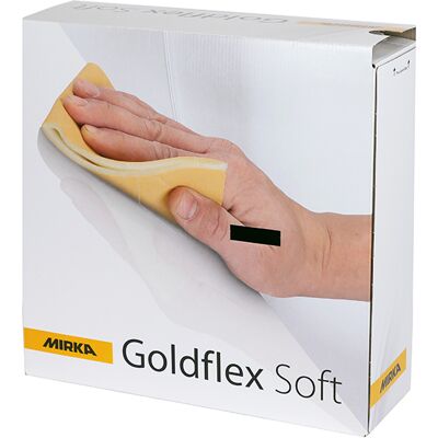 Mirka Goldflex Soft P220 Handpad Rolle - Sandpaper Mirka Goldflex Soft P220 Handpad Rolle - Sandpaper