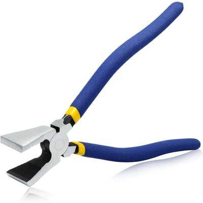 OEM 8-inch Flat Jaw Glass Pliers - Stained Glass Pliers - Durable Glass Breaking Tool - Heavy-duty Glass Pliers For Tile Work OEM 8-inch Flat Jaw Glass Pliers - Stained Glass Pliers - Durable Glass Breaking Tool - Heavy-duty Glass Pliers For Tile Work